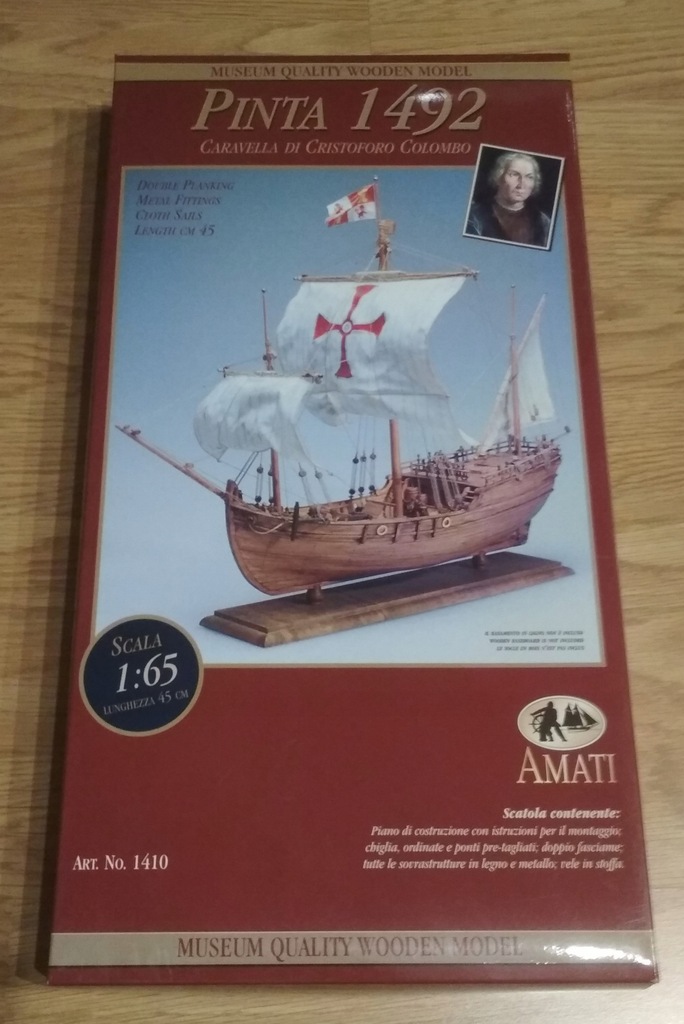 Купить Пинта 1492 1:65 Деревянная модель флота Колумба: отзывы, фото, характеристики в интерне-магазине Aredi.ru