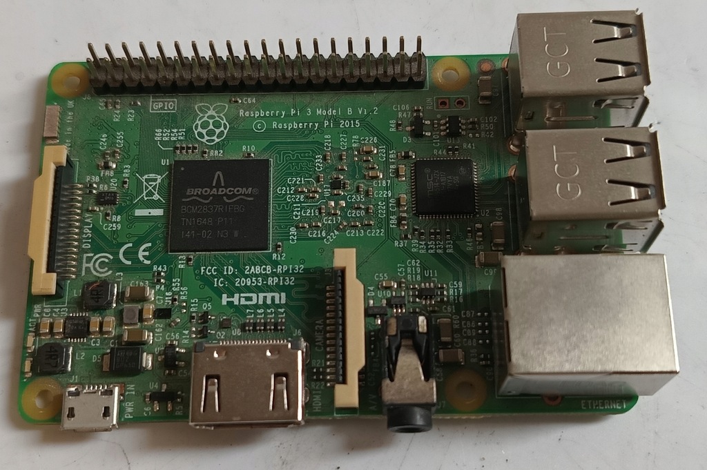 Mini PC RASPBERRY PI 3B 1GB RAM bez obudowy