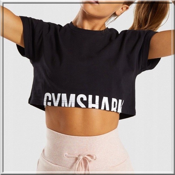 2005 GYMSHARK FRACTION CROP TOP bluzka r XS