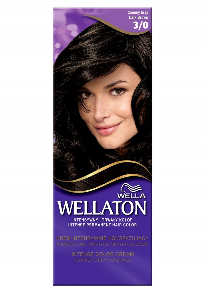 WELLATON Krem koloryzujący 3/0 Ciemny Brąz - 9132124433 - oficjalne ...