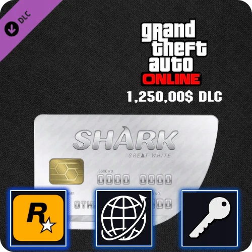 GTA V - Great White Shark Cash Card 1.25M DLC (PC) Rockstar Klucz Global