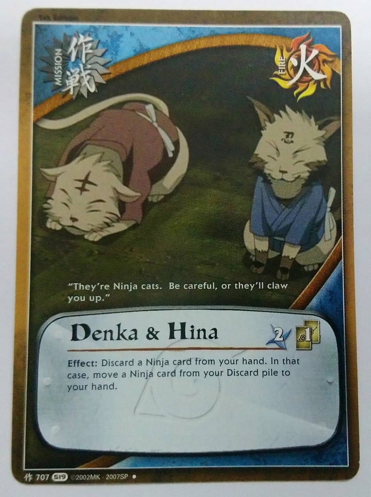 Karta Naruto CCG Mission Denka & Hina - M-707