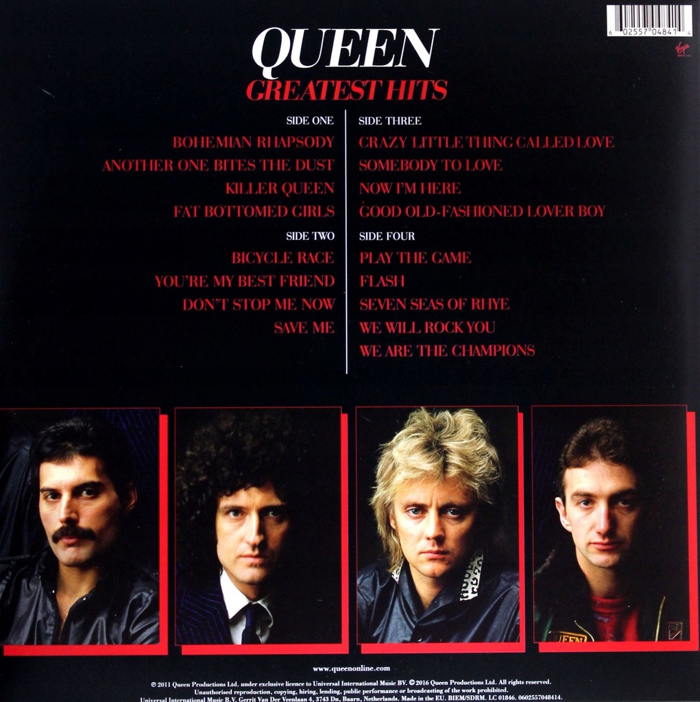 Купить QUEEN: GREATEST HITS (2XVINYL): отзывы, фото, характеристики в интерне-магазине Aredi.ru