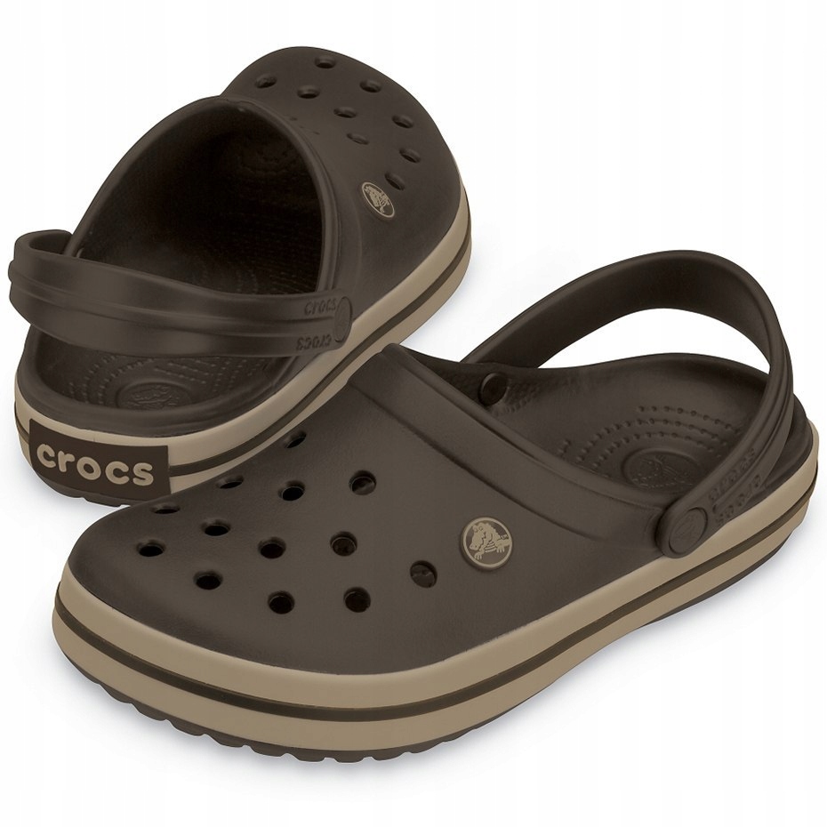 Buty Klapki Damskie Crocs Crocband brązowe 37-38