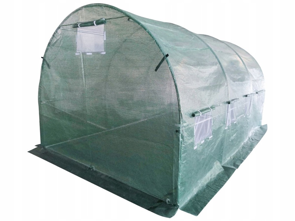 Tunel Foliowy Szklarnia 2x3,5m PREMIUM z Siatką PE