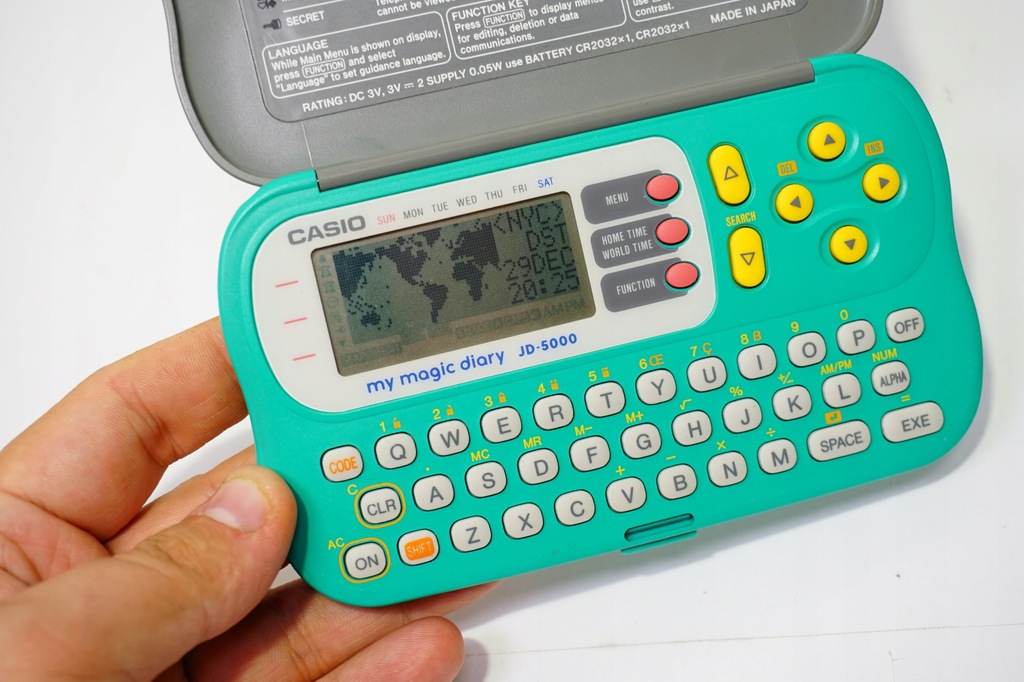 Retro Organizer Casio Magic Diary JD5000 12017436963 oficjalne