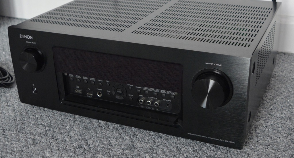 Amplituner Denon AVRX4200 Czarny Atmos 11158122294 oficjalne