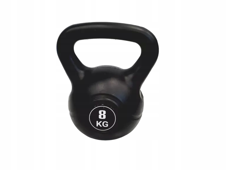 KETTLEBELL KETTLE 8 KG KULA ODWAŻNIK HANTLA CIĘŻAR DO ĆWICZEŃ FITNESS BELL