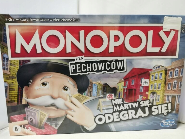 GRA PLANSZOWA MONOPOLY DLA PECHOWCÓW HASBRO E9972