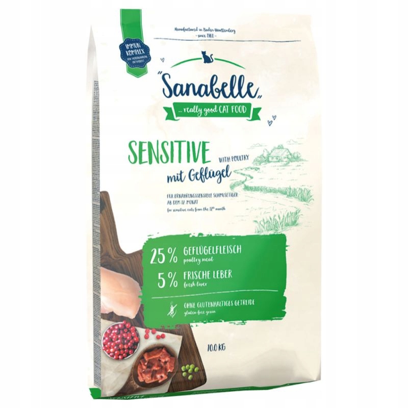 SANABELLE SENSITIVE Z TAURYNĄ BEZ GLUTENU 10KG