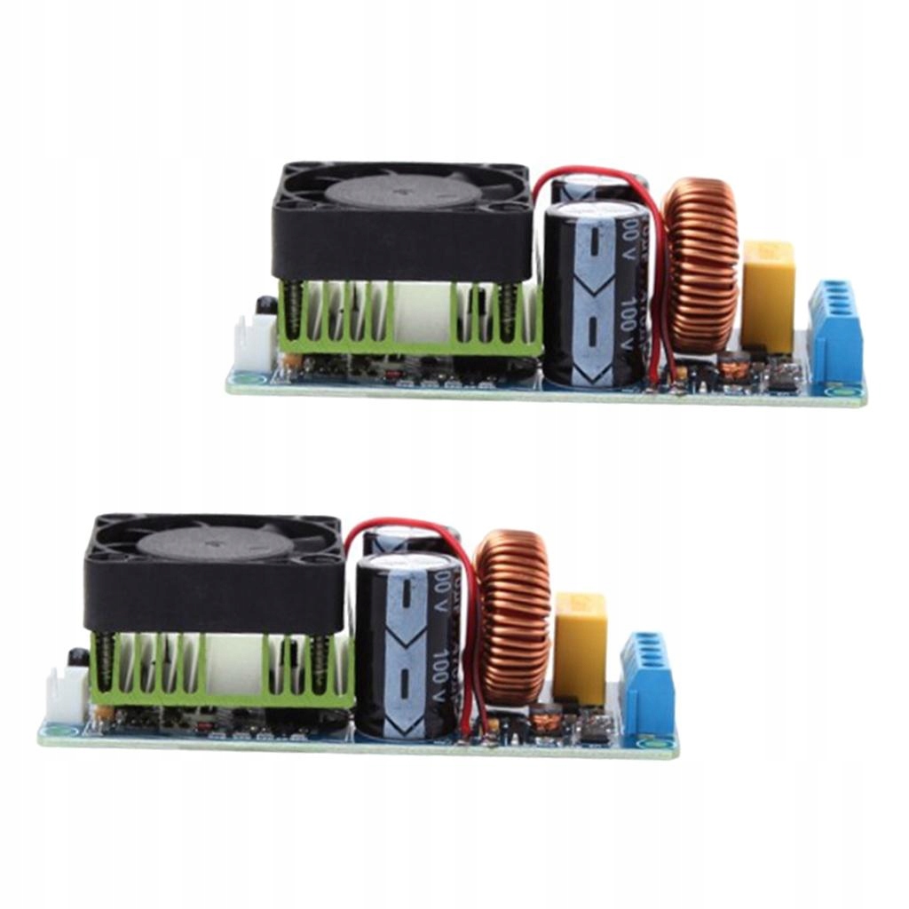 Zestaw 2 sztuk, wzmacniacz audio HIFI Mono z zestawem wentylatorów 500 W
