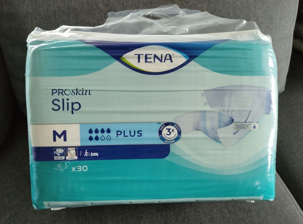 TENA Slip ProSkin Pus pieluchomajtki rozmiar M 30 sztuk