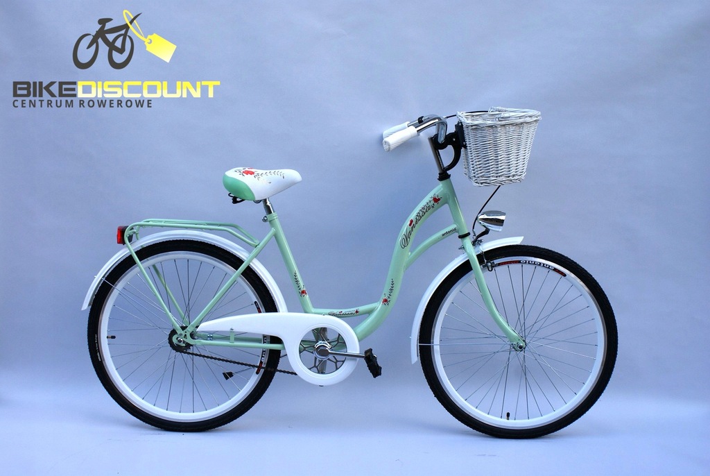 Rower Damski Miejski Vanessa Miętowy26` Mint 2016 5583993394 oficjalne archiwum Allegro