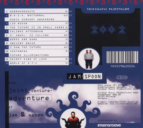 Купить Jam & Spoon - Tripomatic Fairytales, компакт-диск 2002 г.: отзывы, фото, характеристики в интерне-магазине Aredi.ru