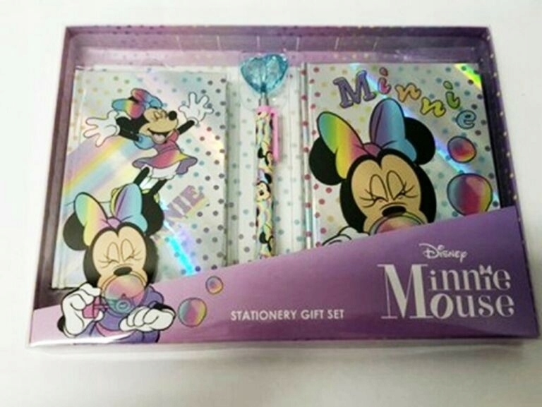 ZESTAW 2X NOTES + DŁUGOPIS MINNIE MOUSE DISNEY