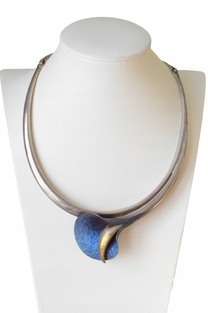 SREBRNA KOLIA NASZYJNIK TYTAN ADAM WYSPIAŃSKI !