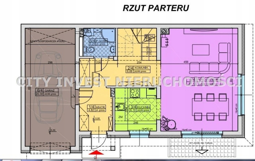 Dom Zielona Góra, zielonogórski, 119,13 m²