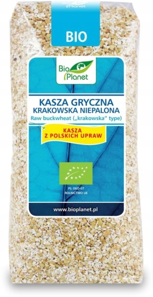 BIO PLANET Kasza gryczana KRAKOWSKA niepalona 500g