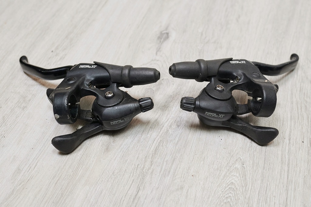 klamkomanetk SHIMANO DEORE XT 3x7 ST M008 RETRO 13651192049 oficjalne archiwum Allegro