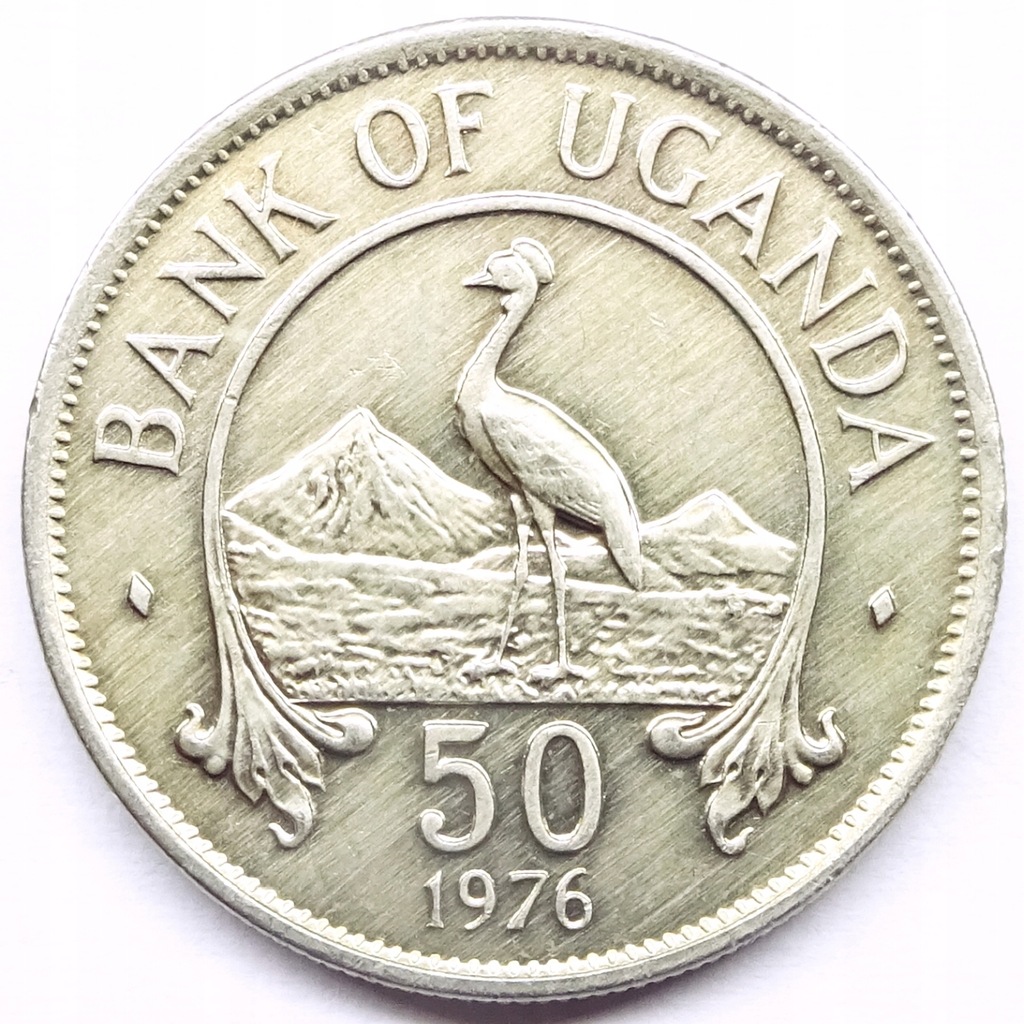 50 Centow 1976 Uganda moneta