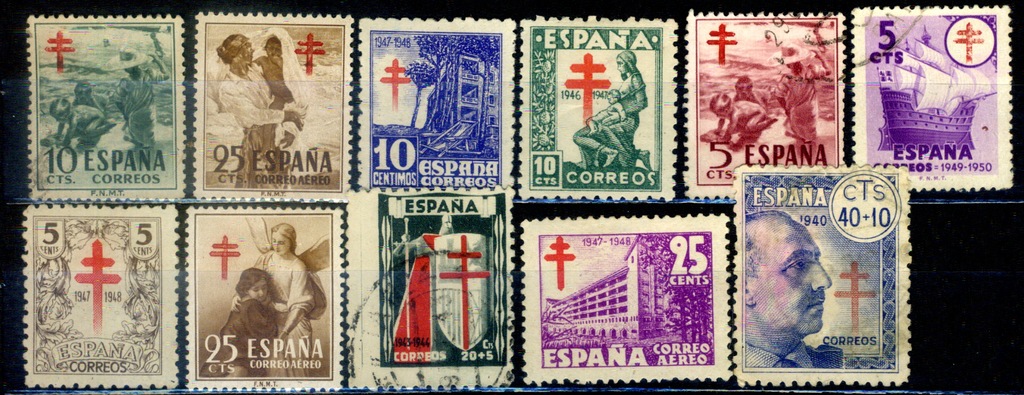 C. Hiszpania - Czerwony Krzyż - zestaw