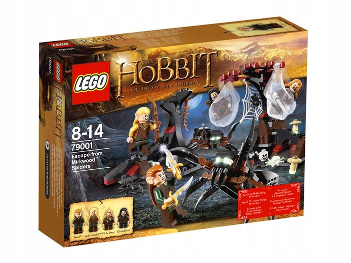 Lego The Hobbit Ucieczka przed pająkami 79001