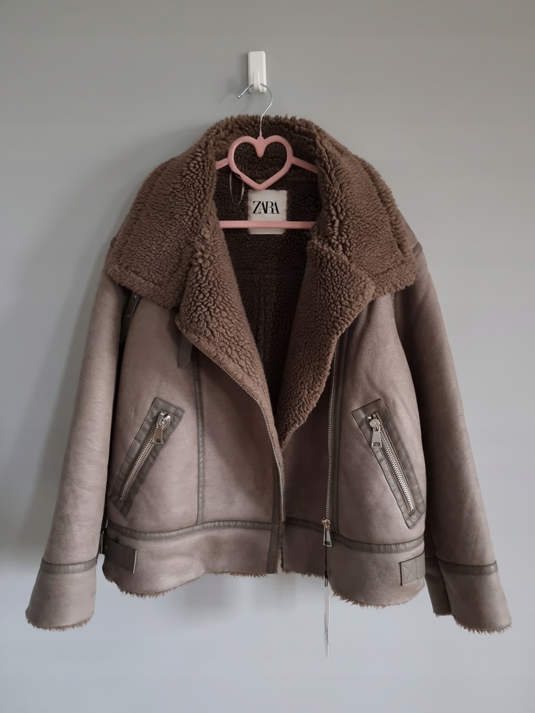 Dwuwarstwowa kurtka kożuszek Zara - 12944729787 - oficjalne