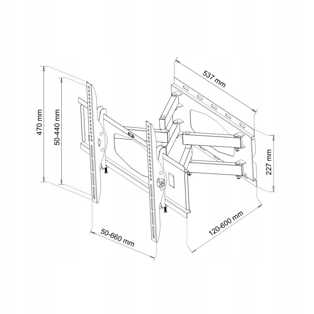 UCHWYT DO TV LCD/LED AR-65 ART 32-80" 60KG re