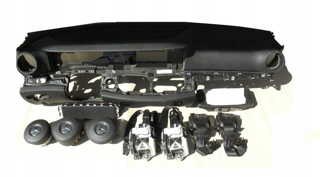 MERCEDES W213 DESKA AIRBAG PASY KOMPLET 9210492298 oficjalne