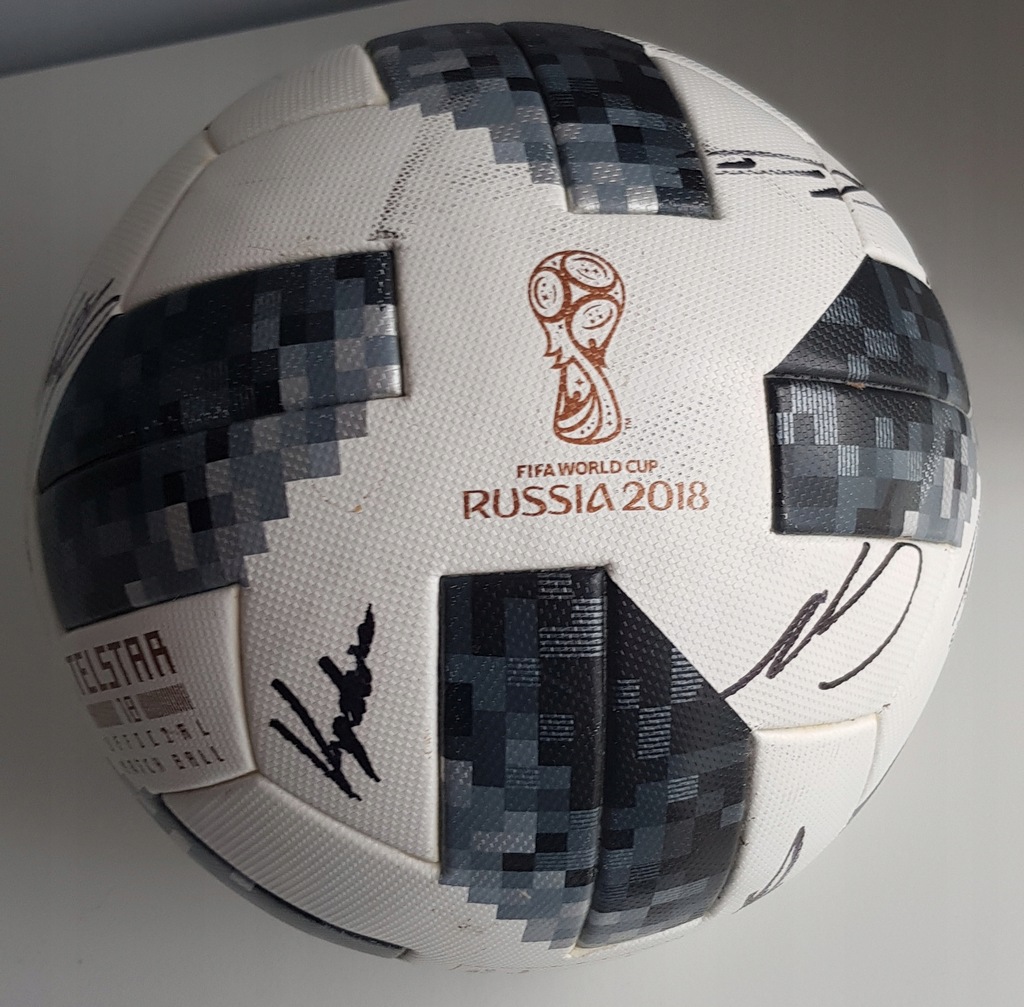 Piłka FIFA WORLD CUP RUSSIA 2018 z autografami