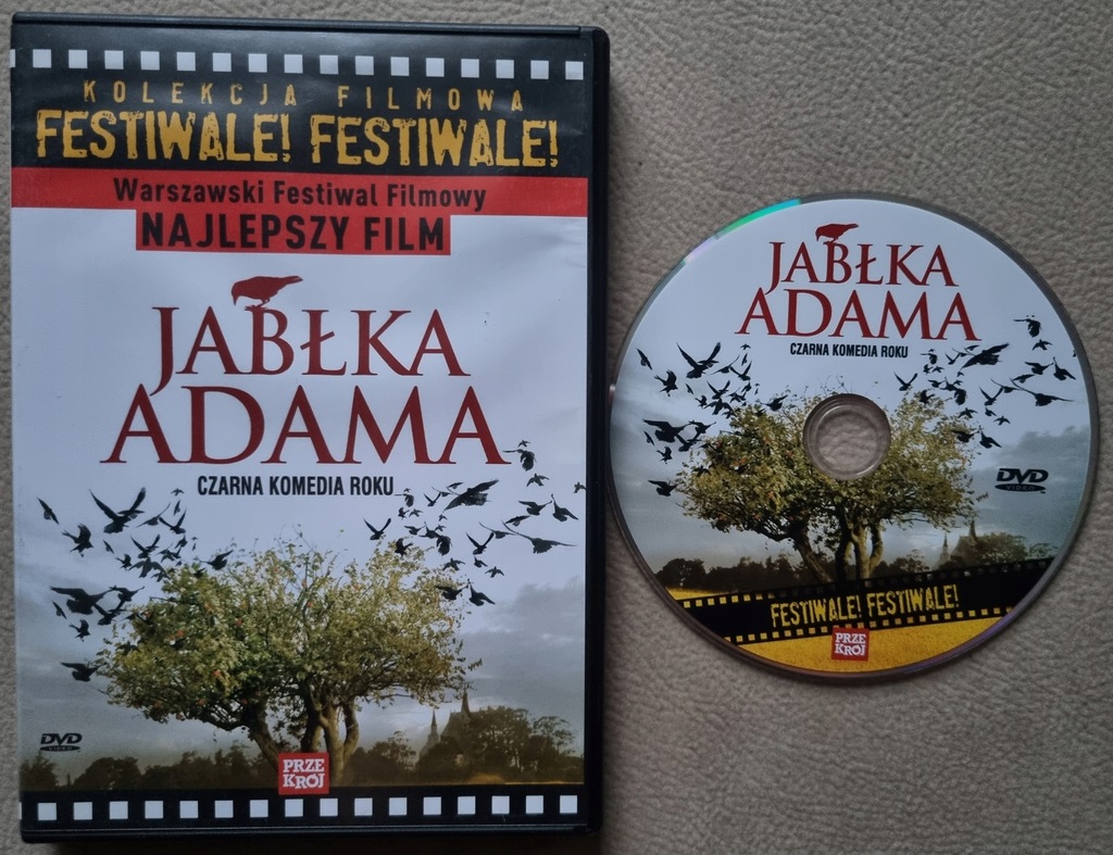 JABŁKA ADAMA DVD MIKKELSEN POLSKIE WYDANIE BDB STAN