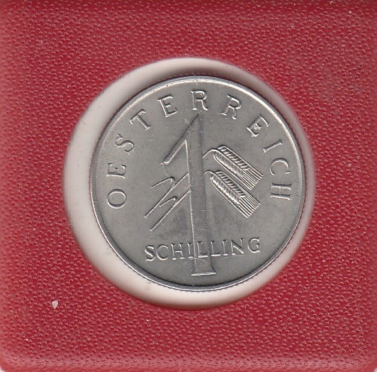 Austria Wegry 1 schilling 1934 piekny stan