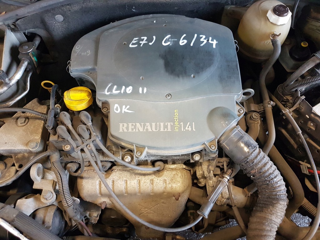 Silnik Kompletny E7J C 634 Renault Clio Kangoo 1.4 - 7858547024 - Oficjalne Archiwum Allegro