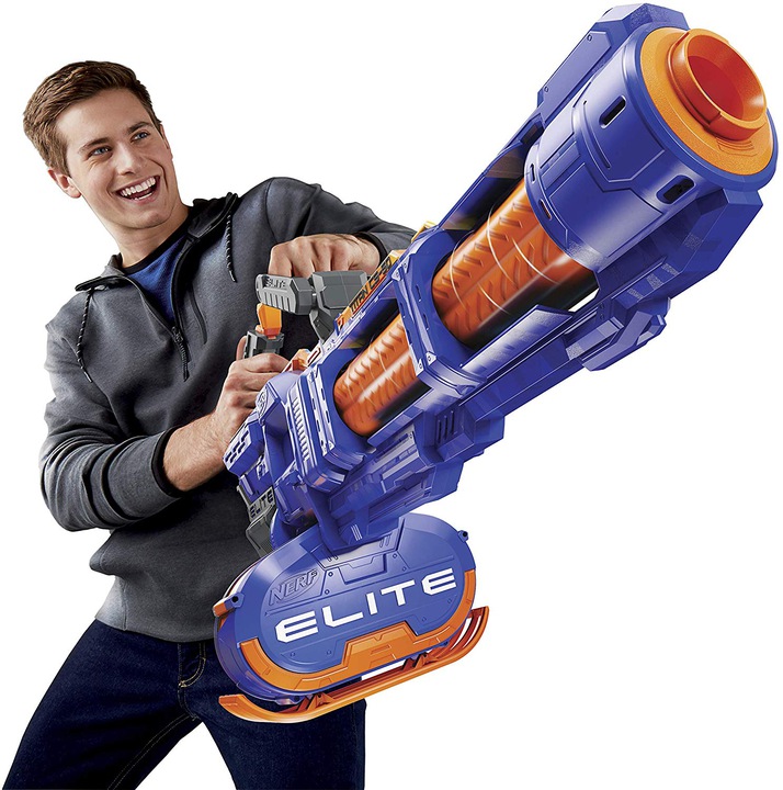 pistolet nerf minigun