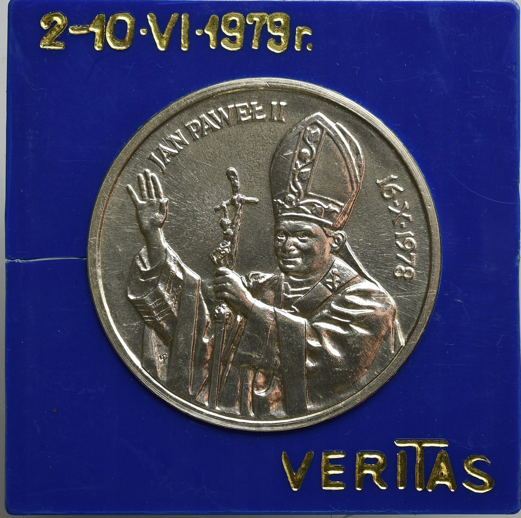 140. PRL, Veritas, medal, Jan Paweł II, Gaude Mater Polonia