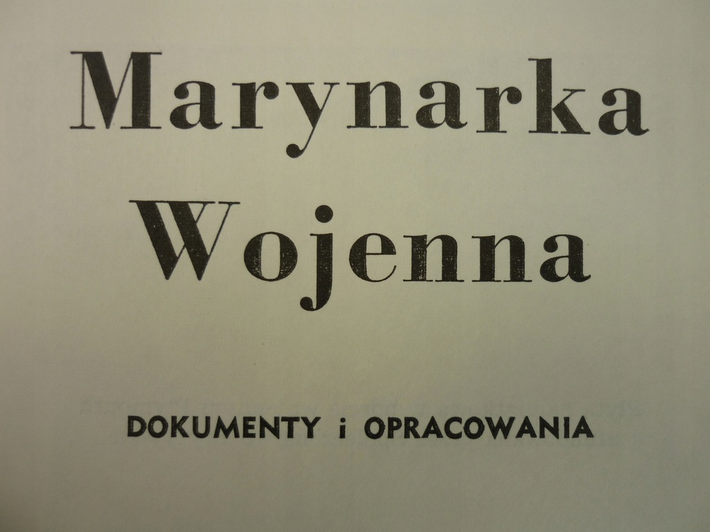 Marynarka Wojenna - Dokumenty i opracowania Londyn