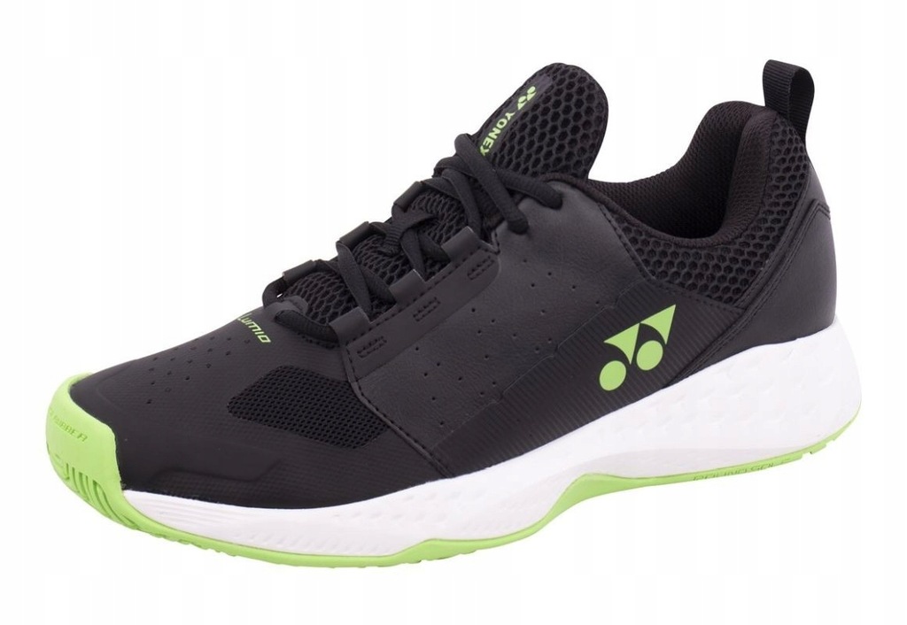 Buty tenisowe męskie Yonex Power Cushion Lumio 4 AC black/lime green 42