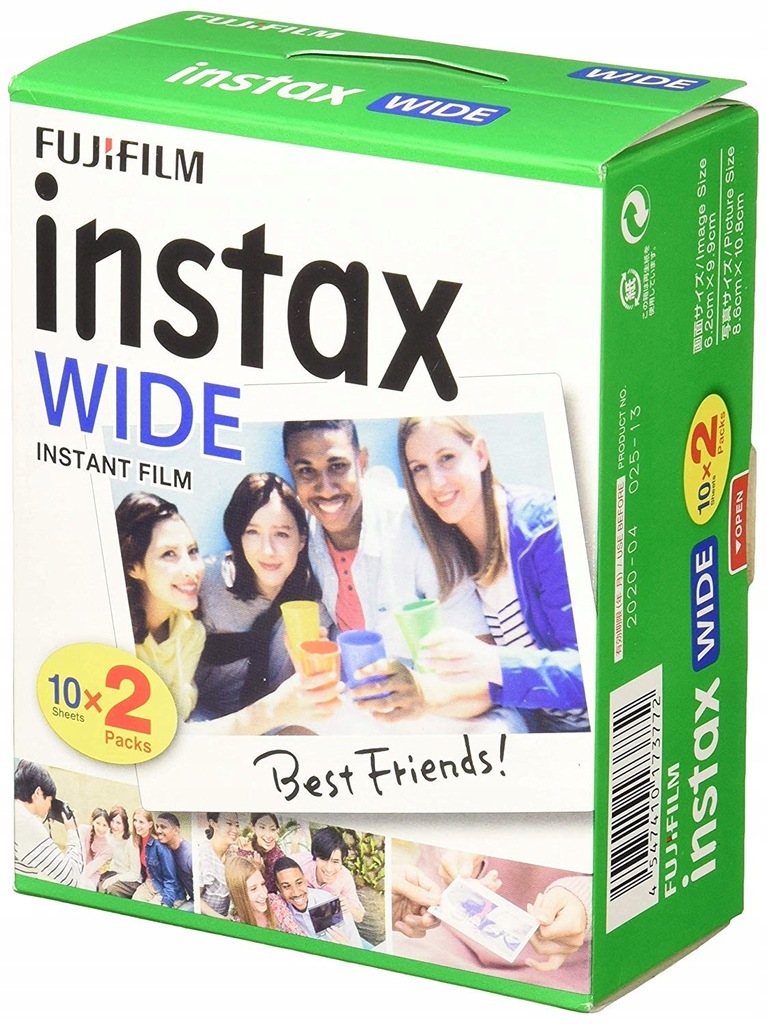 Fujifilm Instax Wide Instant Film wkłady E0128