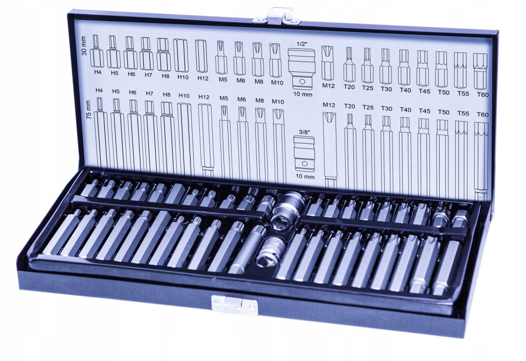 Zestaw końcówek wkrętakowych mieszanych PROFITOOL 0X13M12MC42