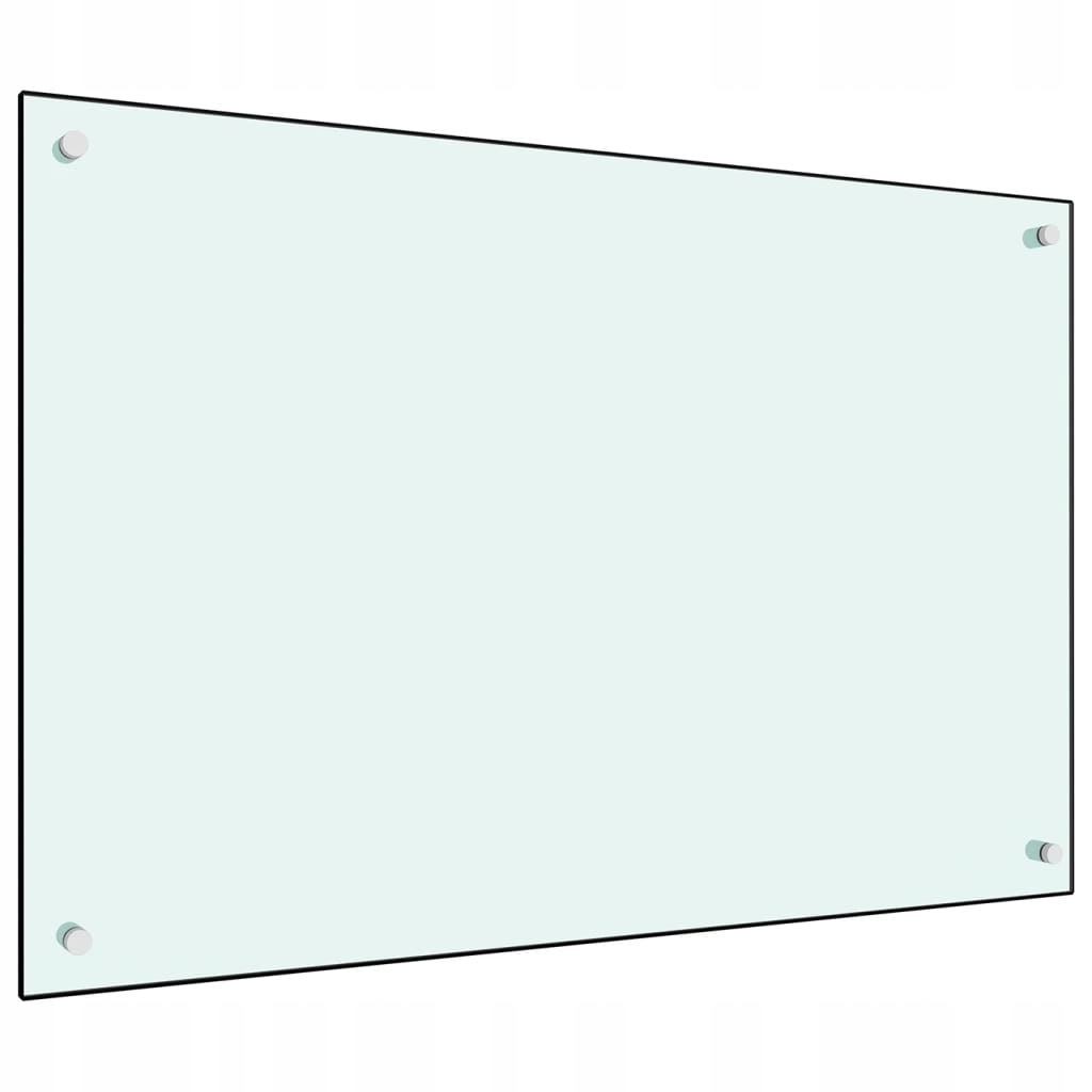 VidaXL Panel ochronny do kuchni, biały, 90x60 cm,