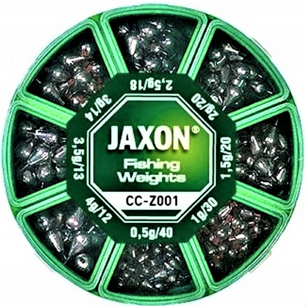 Zestaw Jaxon Ciężarki Łezki 0,5g - 4,0g CC-Z001