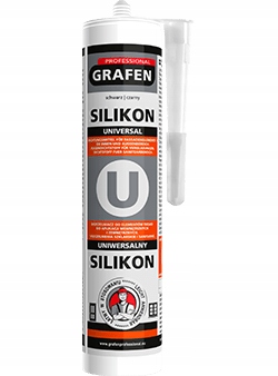 GRAFEN Silikon uniwersalny czarny 280 ml