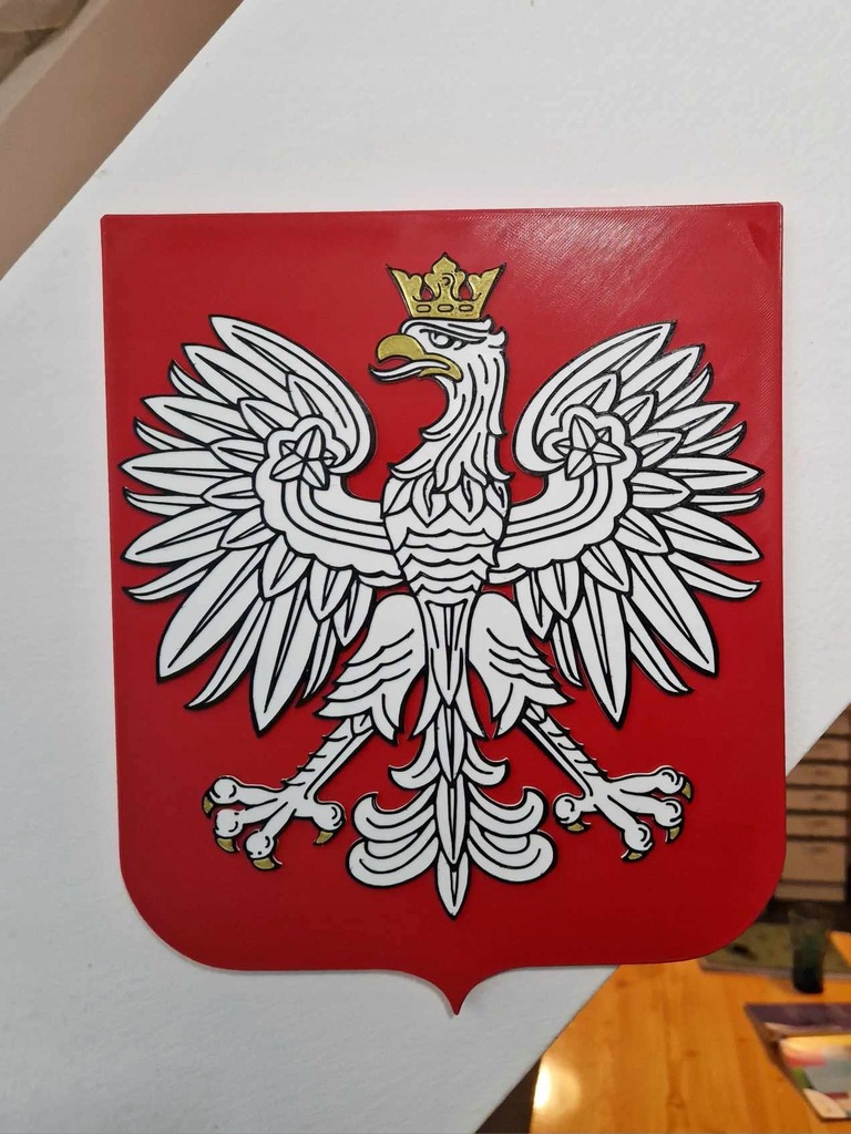 Godło Polski herb orzeł biały do powieszenia biuro dom