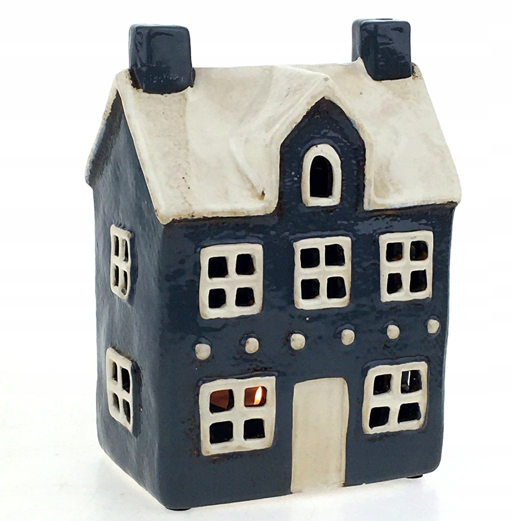 DOMEK CERAMICZNY LAMPION ŚWIECZNIK