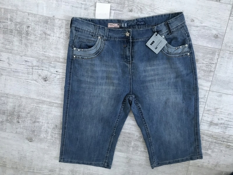 NEW LOOK__ szorty jeans spodenki BERMUDY___48
