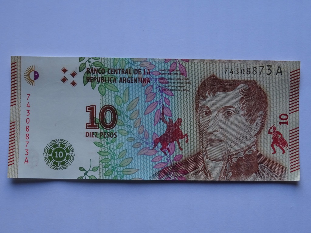 Argentyna 10 pesos-C221