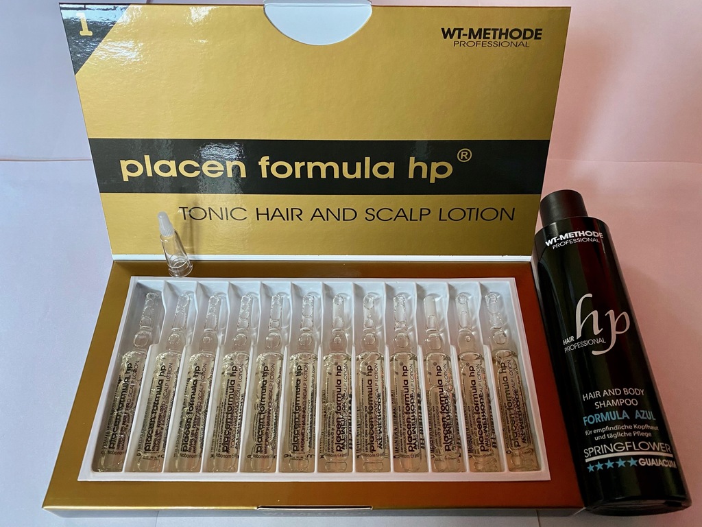 Placenta placen formula hp + Azul Szampon łysienie - 6740142355 ...