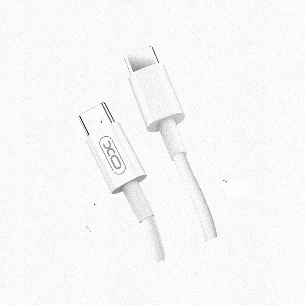 Kabel 2x USB-C przewód do telefonu tabletu słuchawek 1m 2A 40W biały