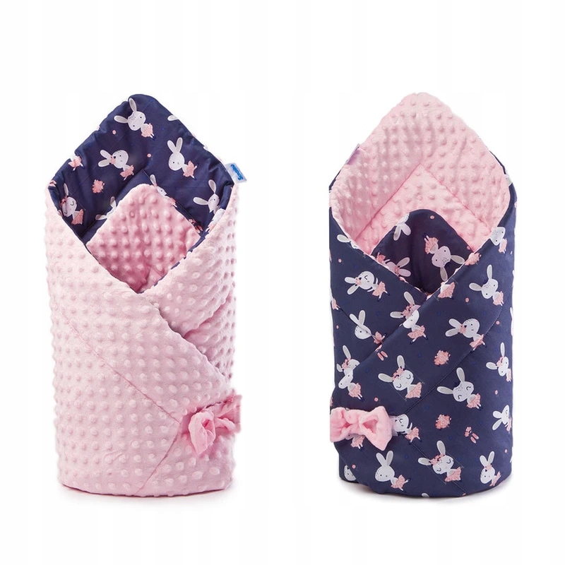 ND33_SILLO-4223 ROŻEK MINKY KRÓLICZKI / RÓŻOWY 80X80