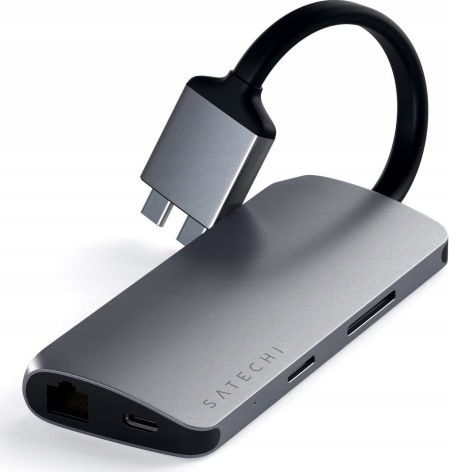 Stacja/replikator Satechi Dual Multimedia Adapter USB-C (ST-TCDMMAM)